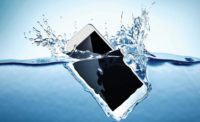 phone in water