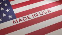 US flag with a "Made in USA" lettering