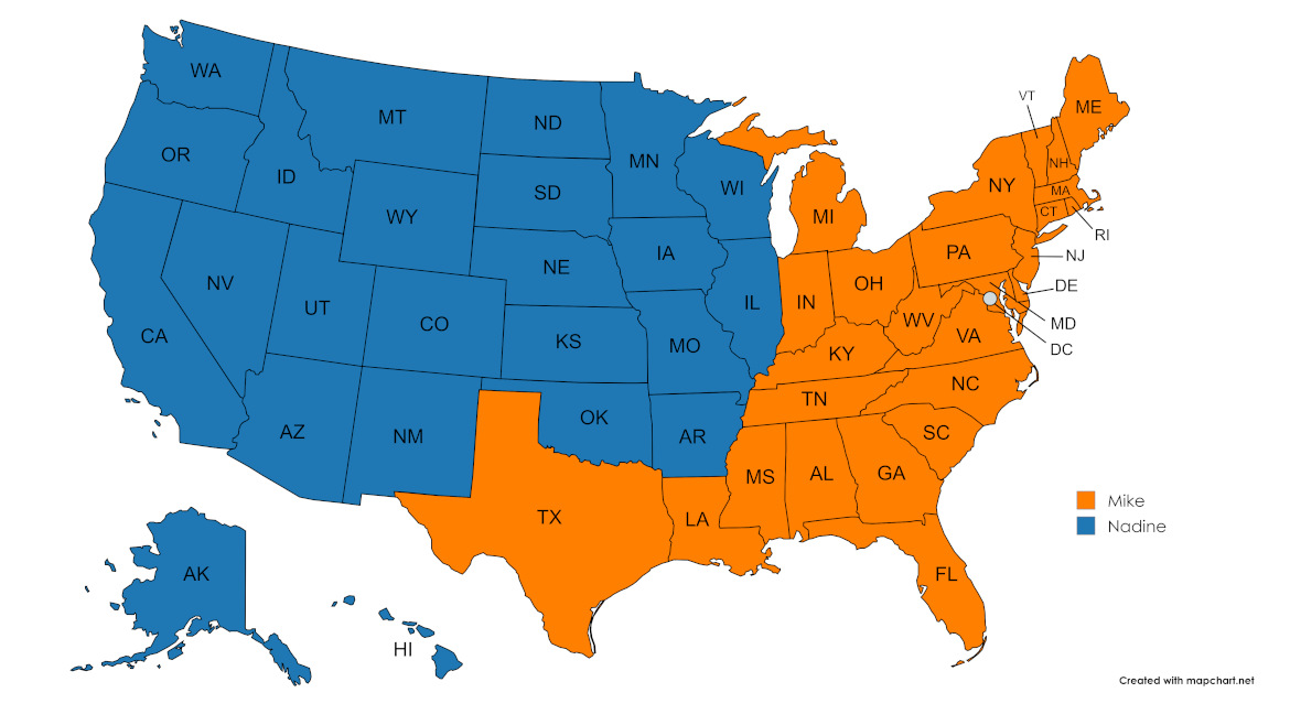 Sales Territory Map Quality 2025